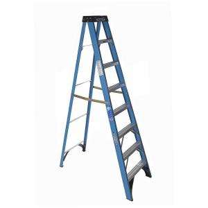 Werner8 ft. Fiberglass Step Ladder with 250 lb. Load Capacity (Type I 