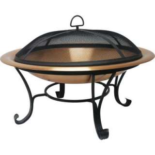 Catalina Creations 30 in. Copper Fire Pit Set AD112 at The Home Depot