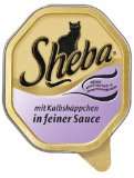 .de: Sheba mit Kalbshäppchen in feiner Sauce 32x100g Schale 