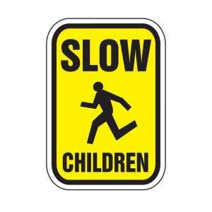 Lynch Sign Co. Regulatory Signs   Slow Children Reflectorized A RS04 