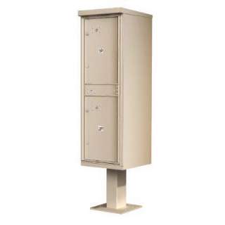 FlorenceValiant Outdoor Parcel Locker (OPL) with 2 lockers   Sandstone