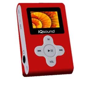 SuperSonic IQ 4006 RED Sound  Player   4GB, 1 LCD, FM Radio, Red at 