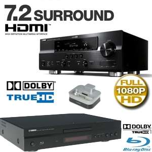 Yamaha RX V2065BL Home Theater Receiver and Yamaha BDS1065 Blu ray 