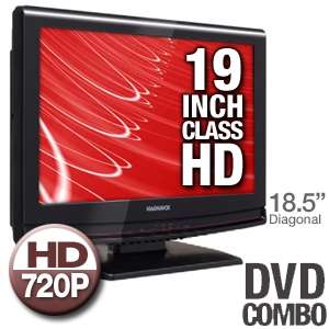 Magnavox R19MD359B 19 Class LCD HDTV DVD Combo   720p, 1366x768, 1000 
