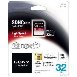 Sony SF32NX Class 10 SD 32GB Flash Speicherkarte  Computer 