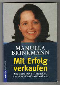 Manuela Brinkmann Mit Erfolg verkaufen Goldmann 2002  