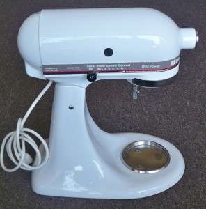 Up for auction is a Kitchen Aid KSM90 Ultra Power 300 Watt Mixer. This 