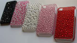 iPhone 4 Strass BLING GLITZER case Cover hülle LUXUS M  