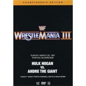 DVD WWE Wrestlemania 3 Champ Ed2DVD  Filme & TV