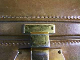   Vintage ALL Leather British Tan Train Bag Speedy Doctor Boston Bag