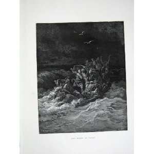 Jesus Christus 1870 der Dore Bibel Schönen Kunst, der Sturm Beruhigt 