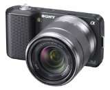 Sony NEX 3KB Systemkamera (14 Megapixel, Live View, HD Videoaufnahme 