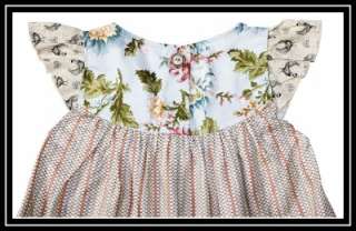 Matilda Jane ~ VHTF!!! Platinum Rooster Flutter Sleeve Ruffle Dress 