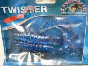 Jenzi Twister 13,0 cm Blau Glitter 2 Stück, 5355 013 4014037535585 