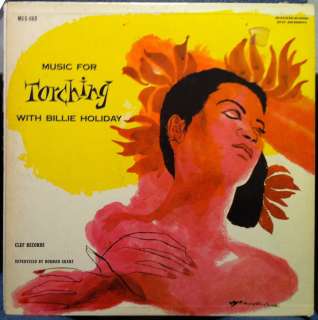 BILLIE HOLIDAY music for torching LP VG+ MG C 669 1st Press DG Mono 