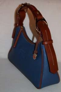 Authentic DOONEY & BOURKE Blue AWL Leather Hobo Bag  