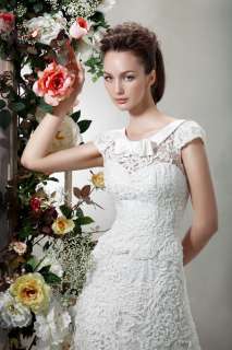 New style Fairy 2012 Latest Designed Lace beaded Wedding Dress 