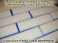 12 Foam Filter Pads For Hagen Fluval 3 Plus * BEST DEAL  