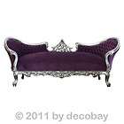 barock sofa purpur lila silber batman moebel couch big sofort