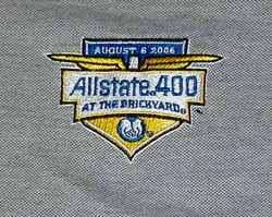 Allstate 400 Brickyard 2006 Pique Polo Shirt sz XXL  