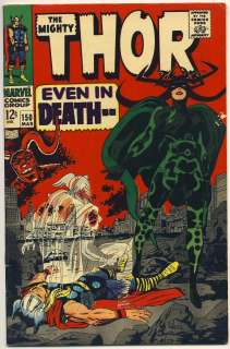 THOR #150 F Stan Lee, Jack Kirby, Marvel Comics 1968  