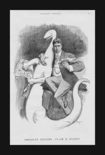WILLIAM RANDOLPH HEARST Political Cartoon 1902  