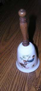 NORMAN ROCKWELL FLYING HIGH 1980 BELL BY GORHAM CHINA  