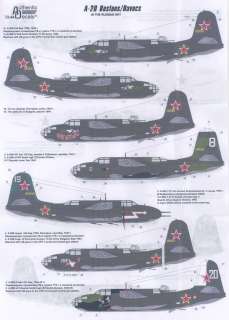 Authentic Decals 1/72 A 20 BOSTON HAVOC IN RUSSIAN SKY  