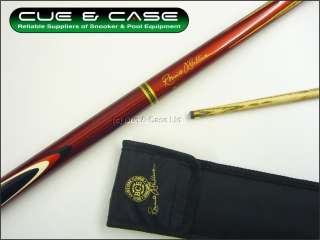 BCE Ronnie OSullivan METALLIC RED 2pc Ash Snooker & Pool Cue with 