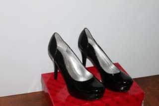   Guess Pumps By Marciano Sandrea2 Black Patent Leather Size 8  
