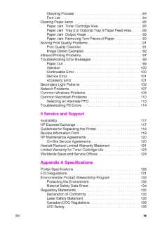 HP LaserJet 2100 M/TM Laser Printer 184 PAGE User Guide/Manual*PAPER 