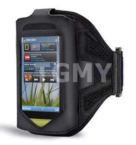 NEW BLACK SPORTS ARMBAND CASE COVER POUCH FOR NOKIA N8  