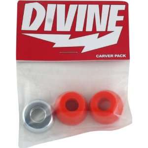  Divine Carver 93a Orange Bushing Set Skateboard Bushings 