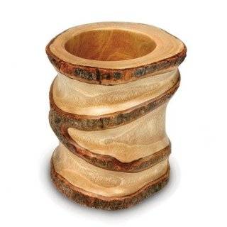  Enrico Mango Wood Utensil Vase