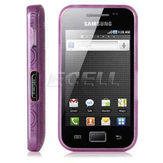   PURPLE SILICONE GEL CASE FOR SAMSUNG GALAXY ACE S5830