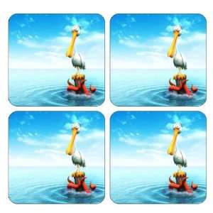  Pelican Coasters , (set of 4) Brand New 