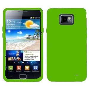  SAMSUNG GALAXY S 2 II I9100 NEON GREEN SILICONE CASE Cell 