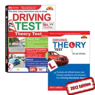 2012 DRIVING DSA THEORY TEST Q & A CAR BOOK with HAZARD PERCEPTION 