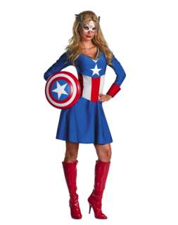 Captain America American Dream Adult Womens Costume