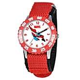 Marvel Kids Spider Man Stainless Steel Time Teacher Watch with 