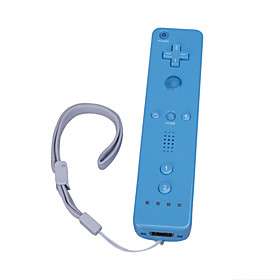 € 14.25   Remote en Nunchuk Controller met hoesje voor Wii (blauw 