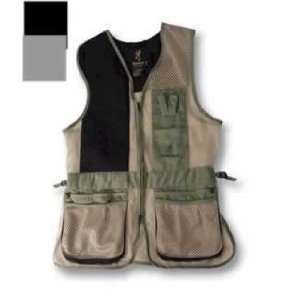  Deluxe Shooting Vest Dlx Shooting Vest, LH Grey/Blk 2X 