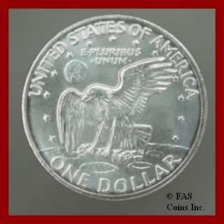 1972 S Choice BU Silver Eisenhower Dollar US Coin #10201387 48  