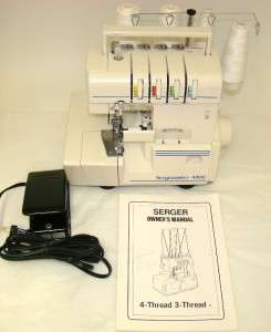 Sergemaster 4300 Serger Sewing Machine 4 Thread 3 Thread Great Working 