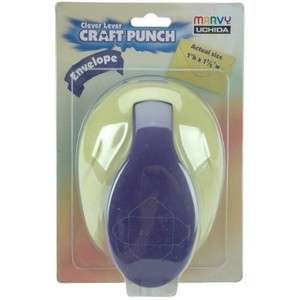 ENVELOPE 1x1.5 Giga Clever Lever Paper Punch Marvy  