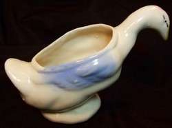 Vintage GOOSE DUCK Ceramic Pot Planter Vase R6  