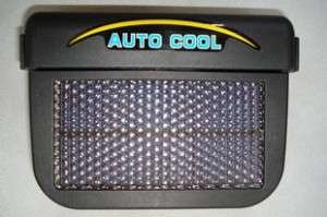 1W Solar Powered Auto Car Air Condition Cooler Fan  