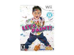    Lets Paint Wii Game Zoo Games