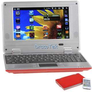 inch android 2.2 mini netbook notebook laptop WIFI with VIA wm8650 