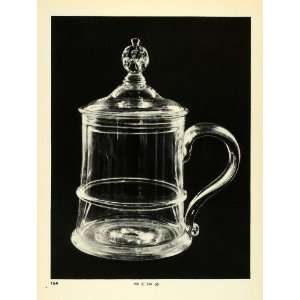  1939 Print Antique Circa 1725 Ornamental Tankard Glassware 